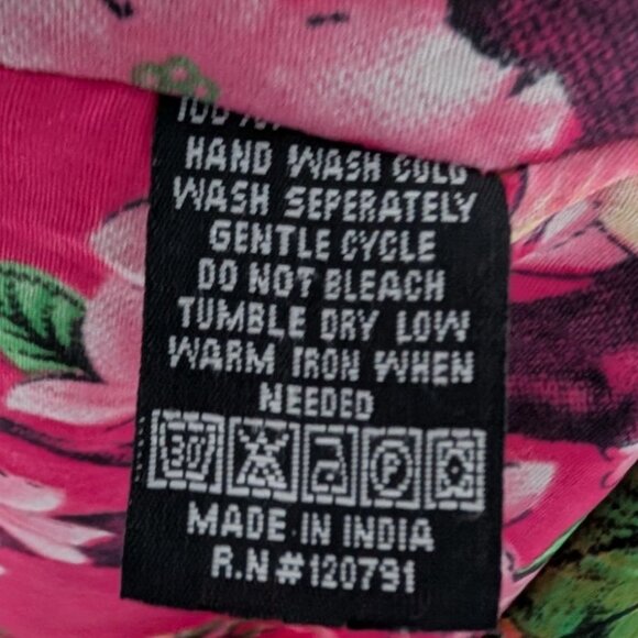 American Leisure Peacock Muumuu Womens Free Size Pink Lightweight Oversized - Picture 8 of 11